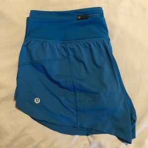 Blue lululemon shorts